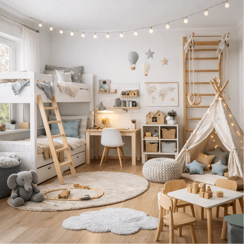 Детская комната в скандинавском стиле
