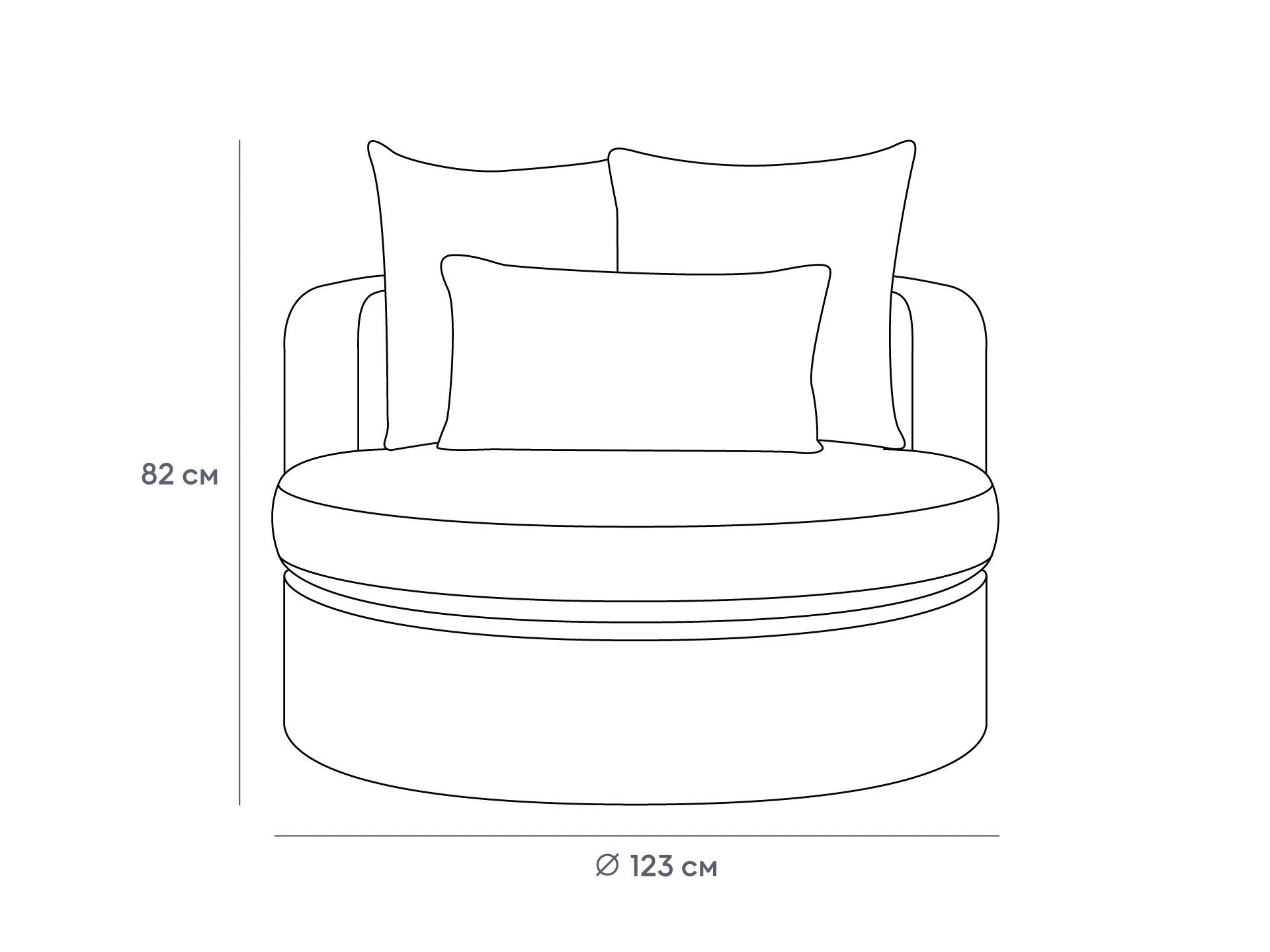 стильное Кресло Forli