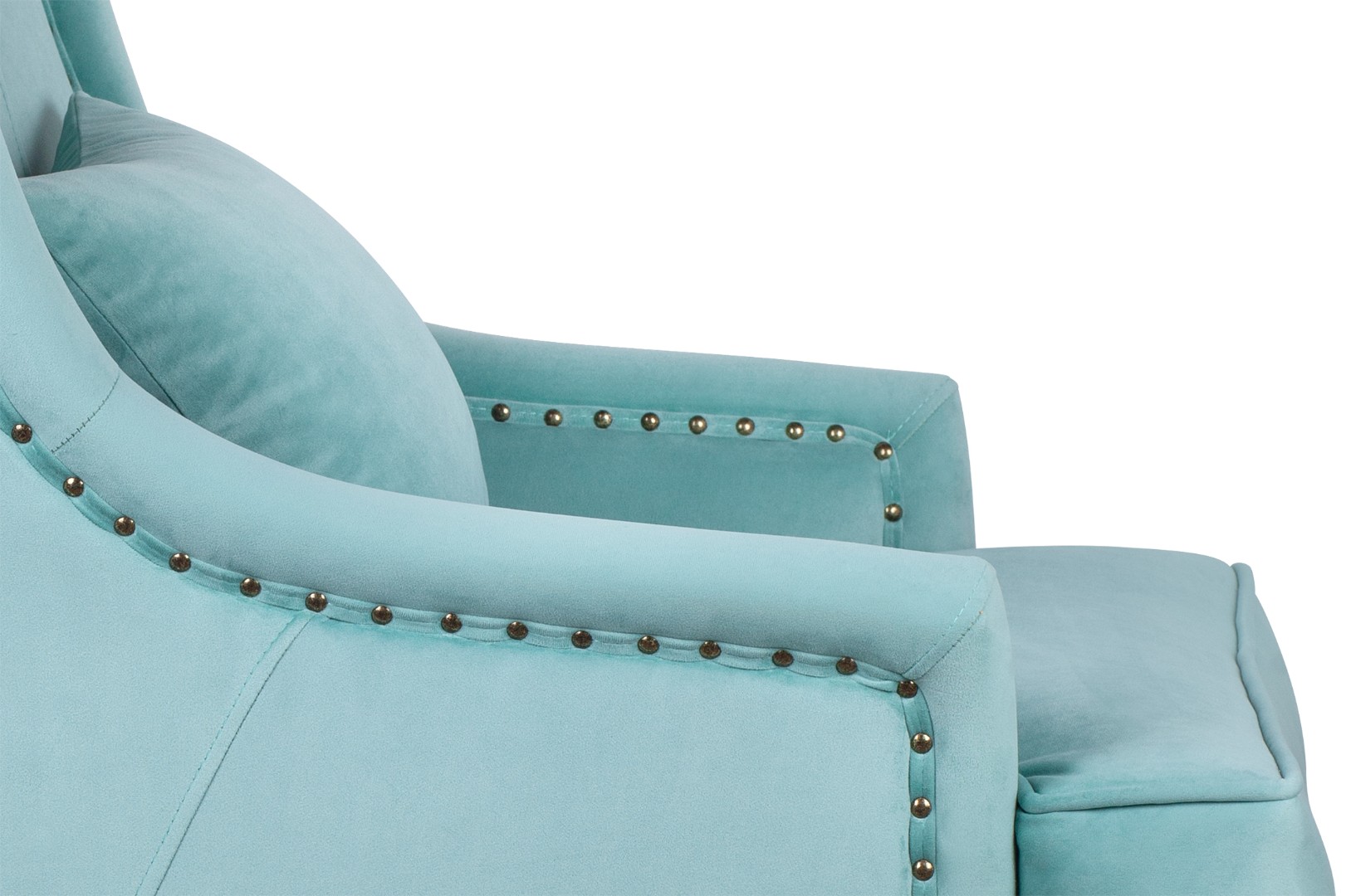 Кресло каминное Chester Turquoise в интерьере