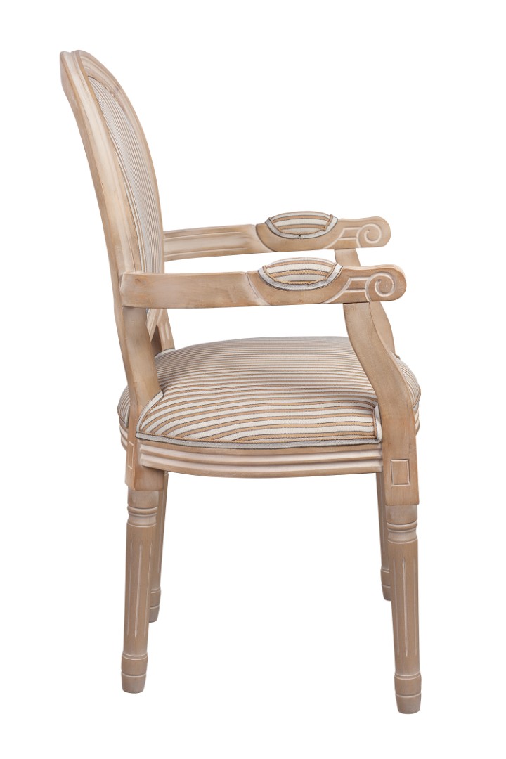 заказать Мягкий стул с подлокотниками Volker Arm Orange Pinstripe в Москве заказать Мягкий стул с подлокотниками Volker Arm Orange Pinstripe