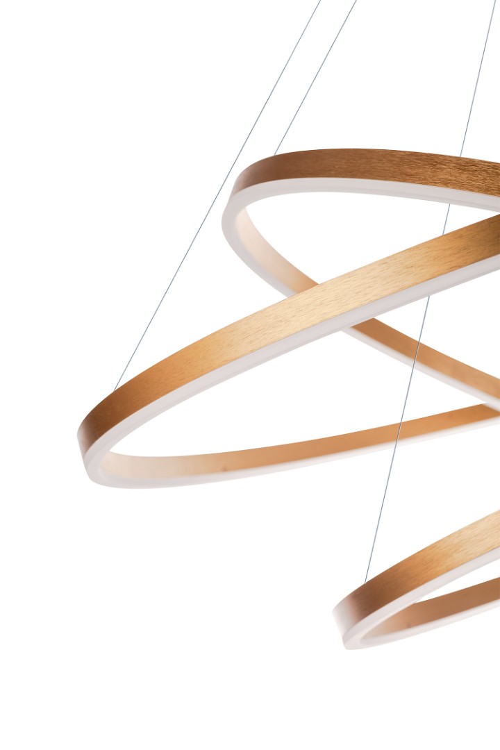 купить Люстра Orblaze 3 rings 600 gold