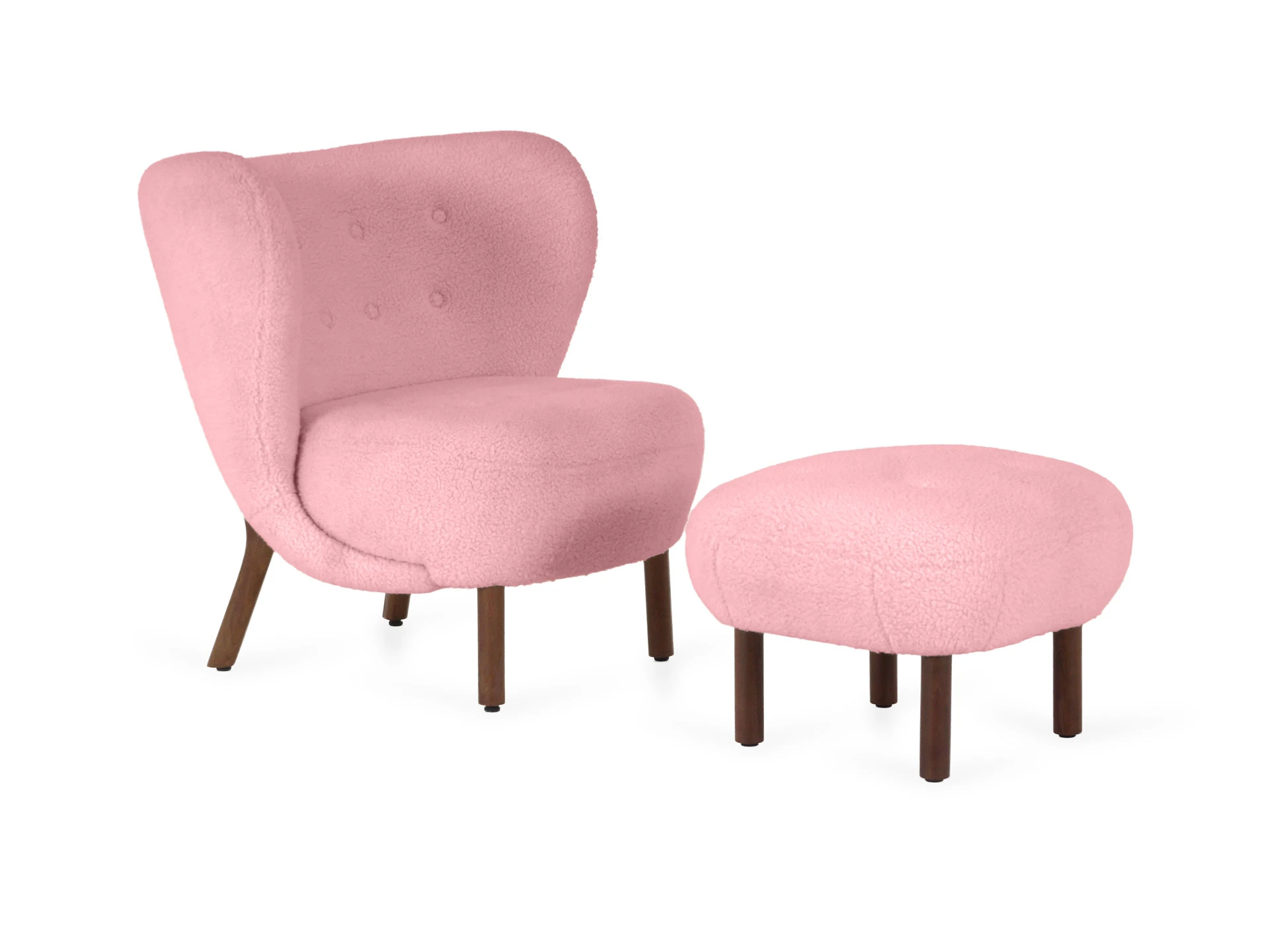 фото Пуф Lounge Wood в интерьере