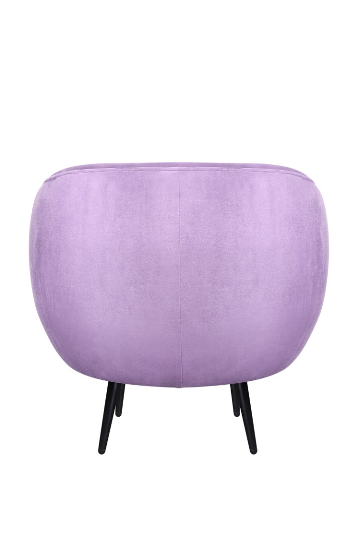 Мягкое кресло Benee Purple на черных ножках в интернет-магазине
