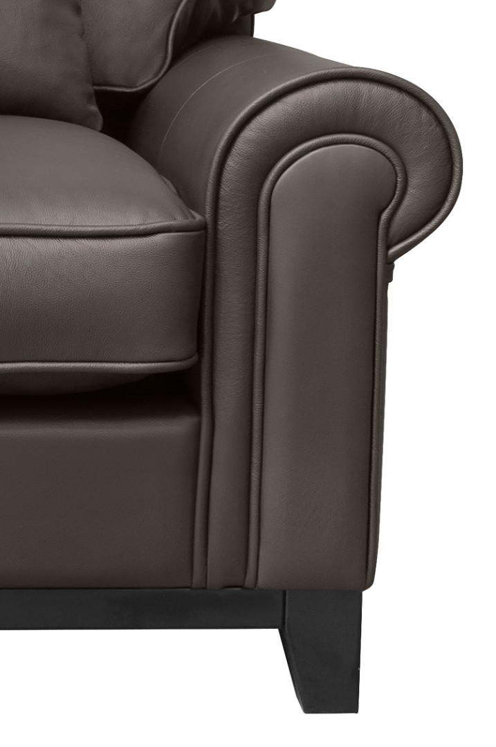 Кожаное кресло Todes Brown в интерьере