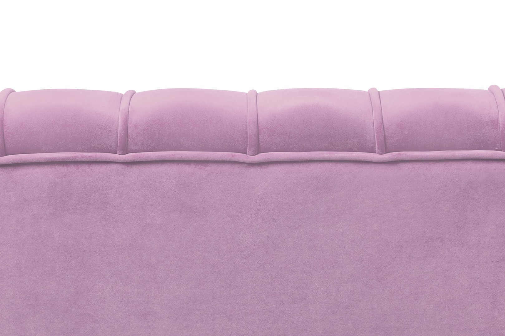 Дизайнерский двухместный диван Pearl Double Pink на черных ножках в интерьере