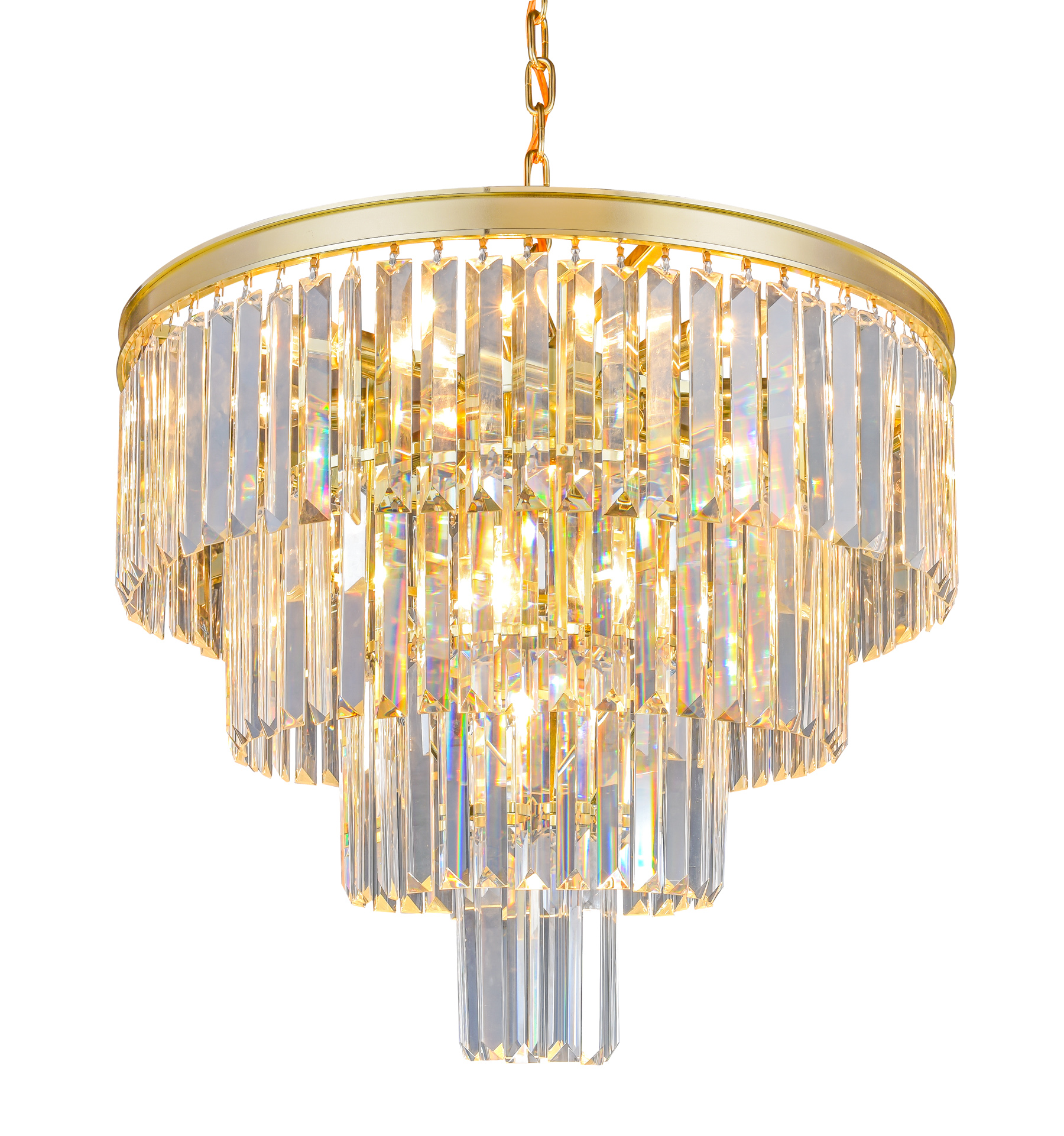 купить Люстра Odeon 4 Rings Gold