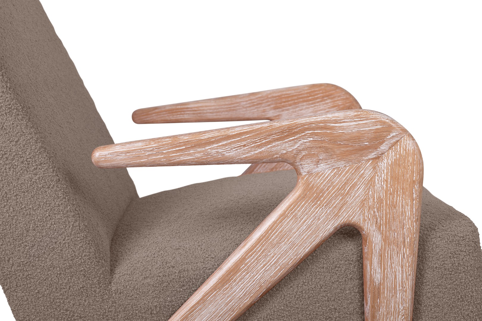 стильное Кресло с пуфом для гостиниц Arrow Oak V2