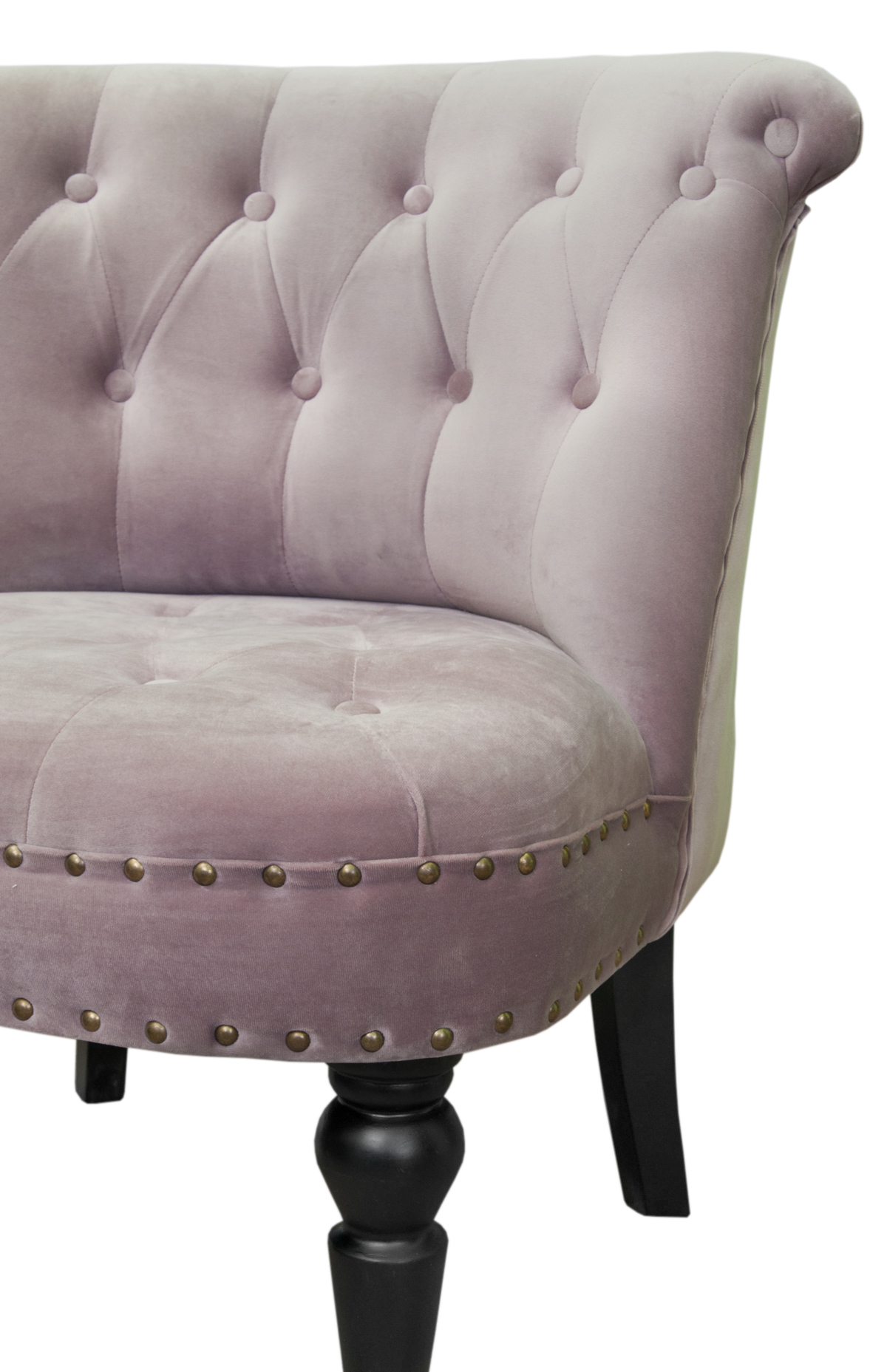 фото Низкое кресло Aviana Pink Velvet