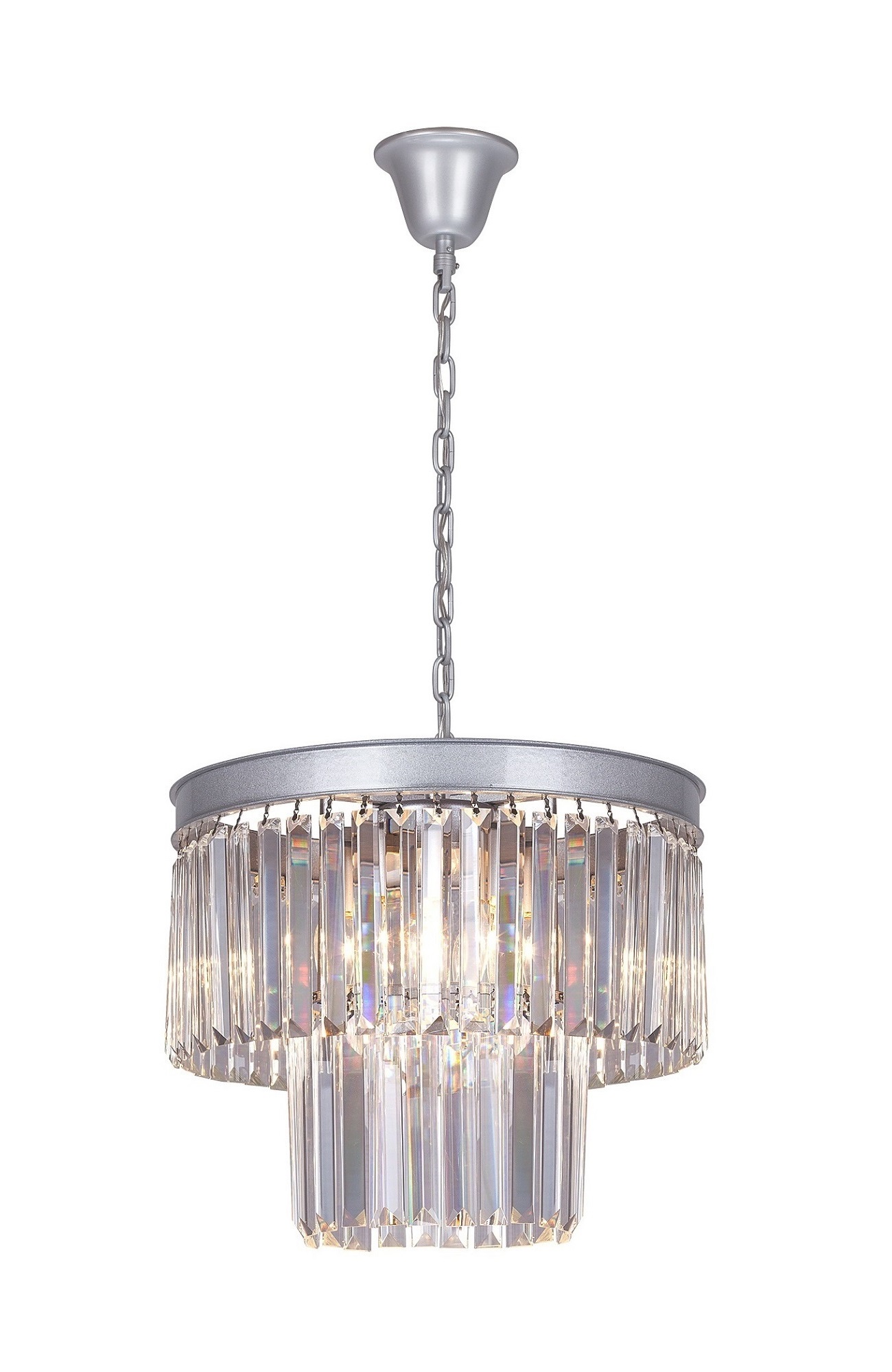 купить Люстра Odeon 2 Rings Silver