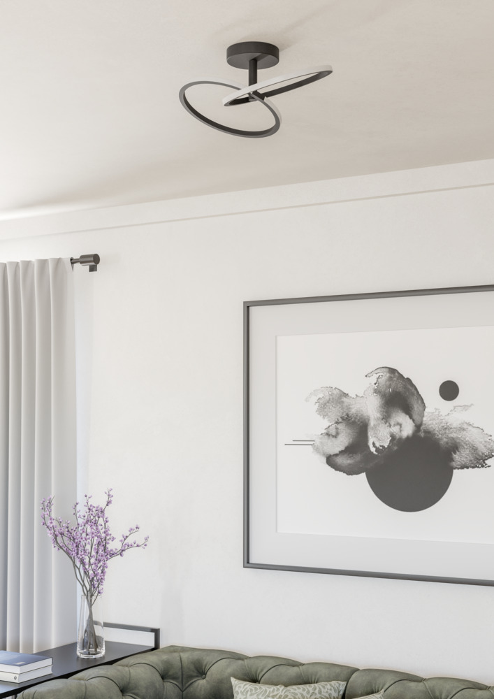 купить 902144 Светодиодный настенно-потолочный светильник с регулировкой цветовой температуры CONGIUNTI, 12W(LED), 2700K, 4000K, 6500K, 1500lm, сталь, черный в Москве купить 902144 Светодиодный настенно-потолочный светильник с регулировкой цветовой температуры CONGIUNTI, 12W(LED), 2700K, 4000K, 6500K, 1500lm, сталь, черный