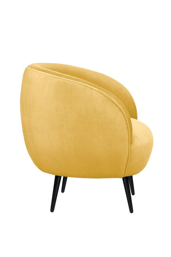 заказать Мягкое кресло Benee Yellow на черных ножках