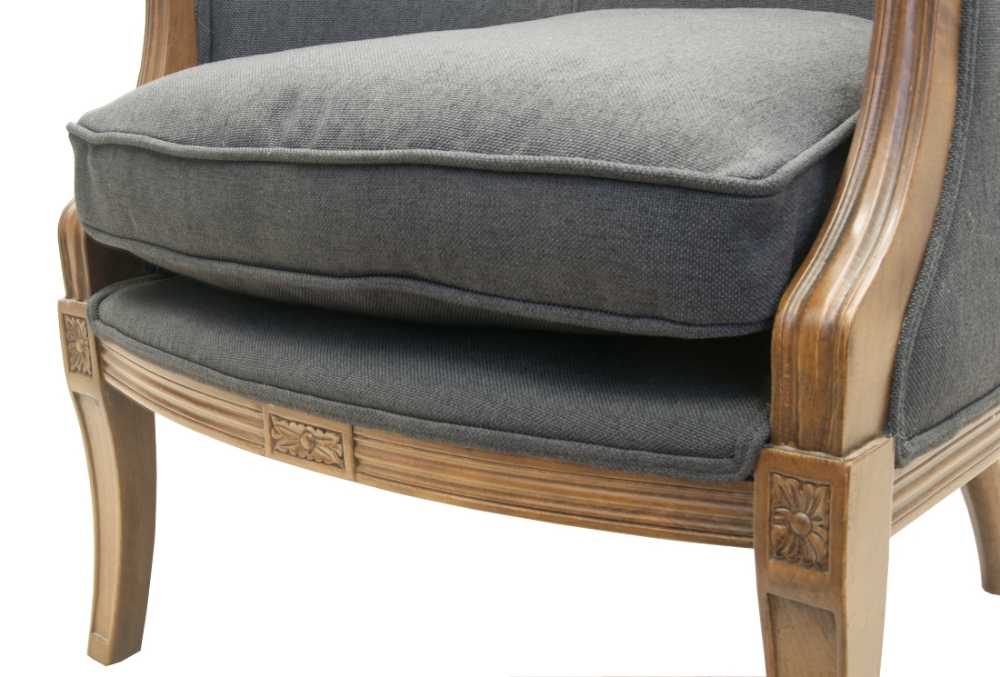 Полукресло Tous Dark Grey в интерьере в Москве Полукресло Tous Dark Grey в интерьере