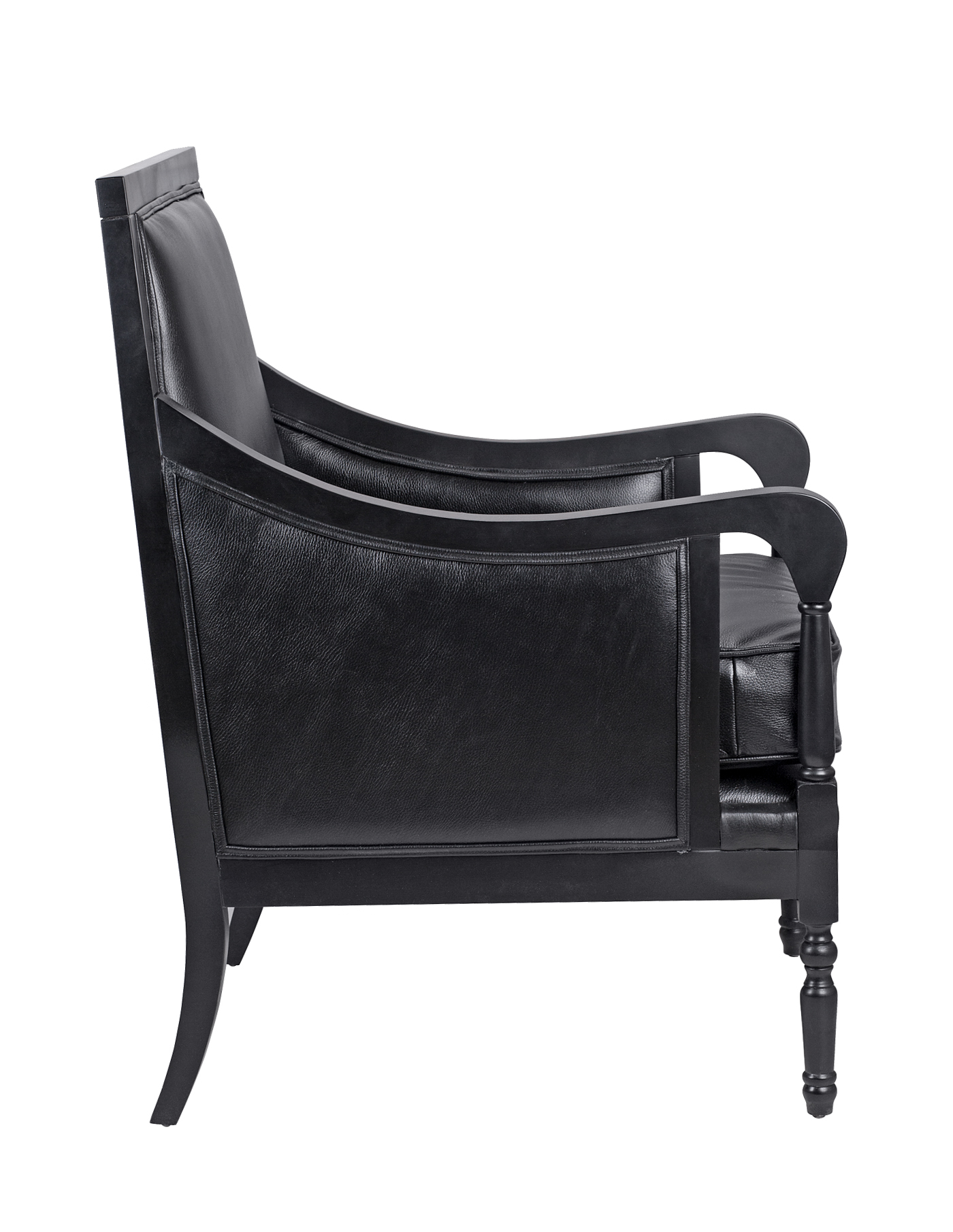 заказать Классическое американское кресло Colin Black Leather