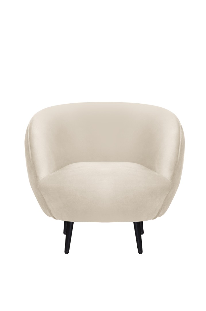 купить Мягкое кресло Small Benee Beige на черных ножках в Москве купить Мягкое кресло Small Benee Beige на черных ножках