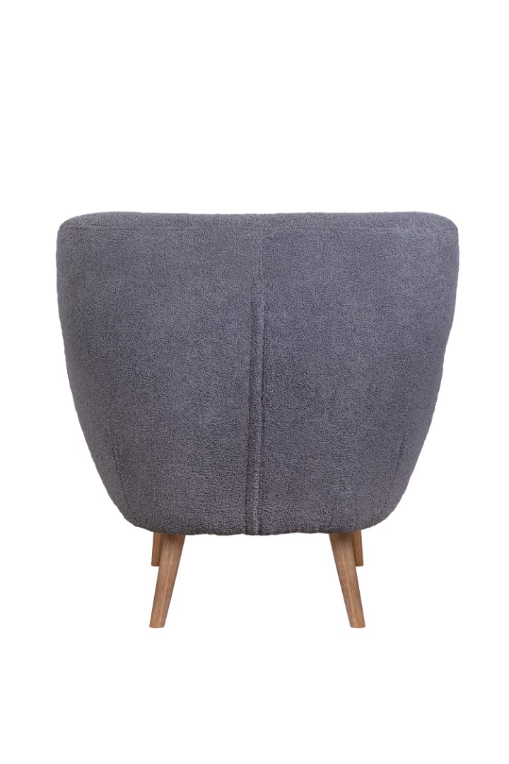 Низкое кресло Fuller Grey Boucle в интернет-магазине
