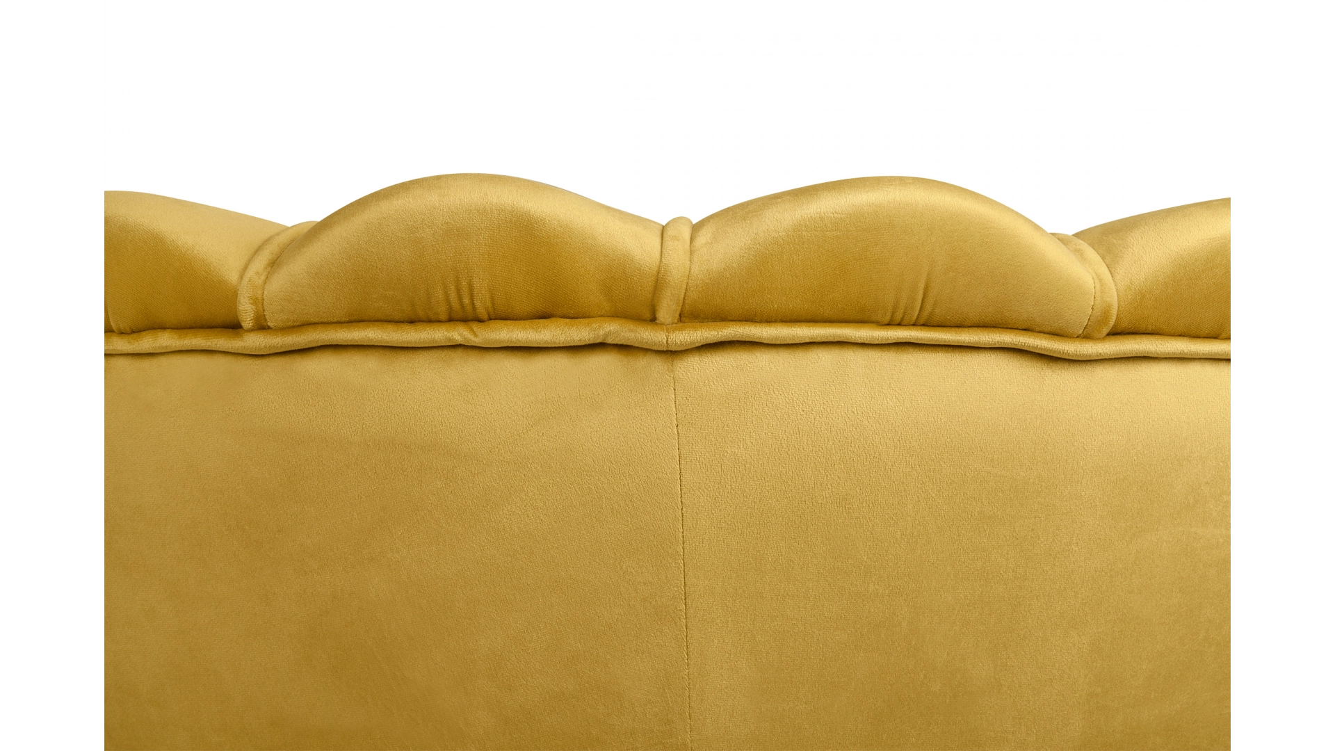 Кресло с пуфом ракушка Pearl Yellow в интернет-магазине