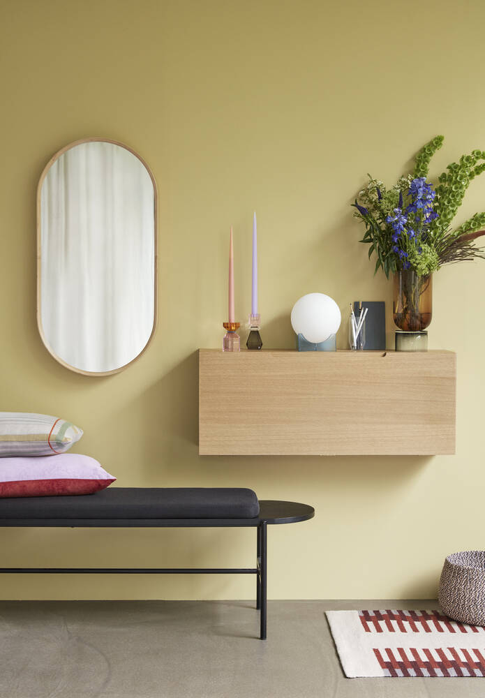 купить БАНКЕТКА С ПОДУШКОЙ HUBSCH, ДЕРЕВО/МЕТАЛЛ ЧЕРНЫЙ