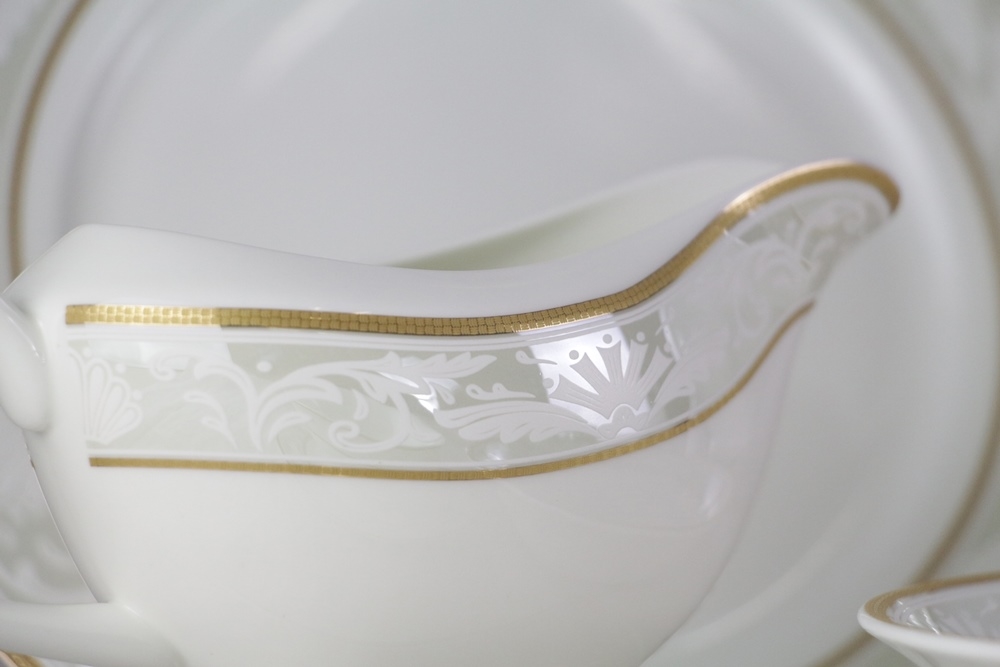 купить Посуда из костяного фарфора Marbella 26 Pcs Dinner Set