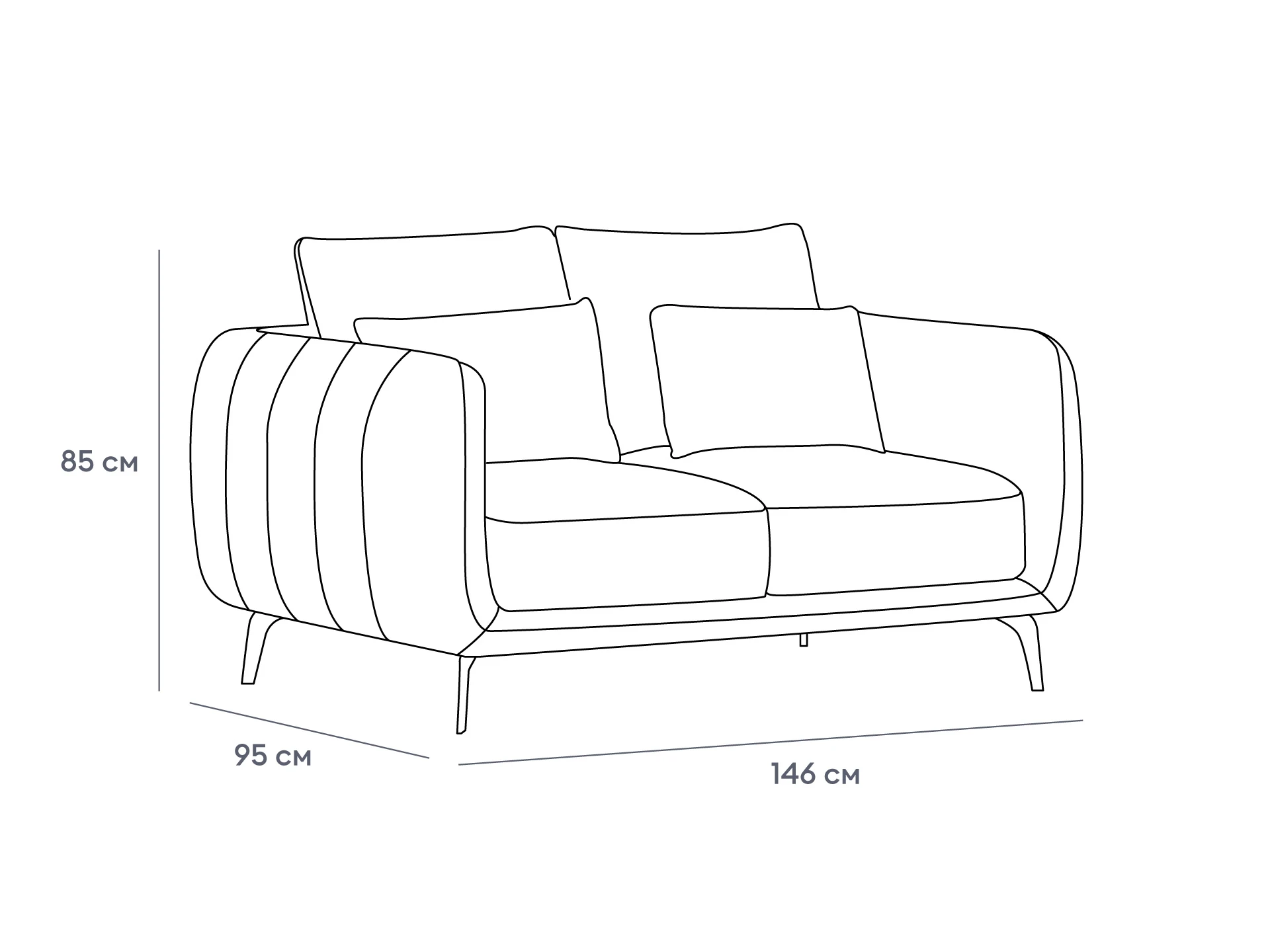 фото Диван Amsterdam двухместный