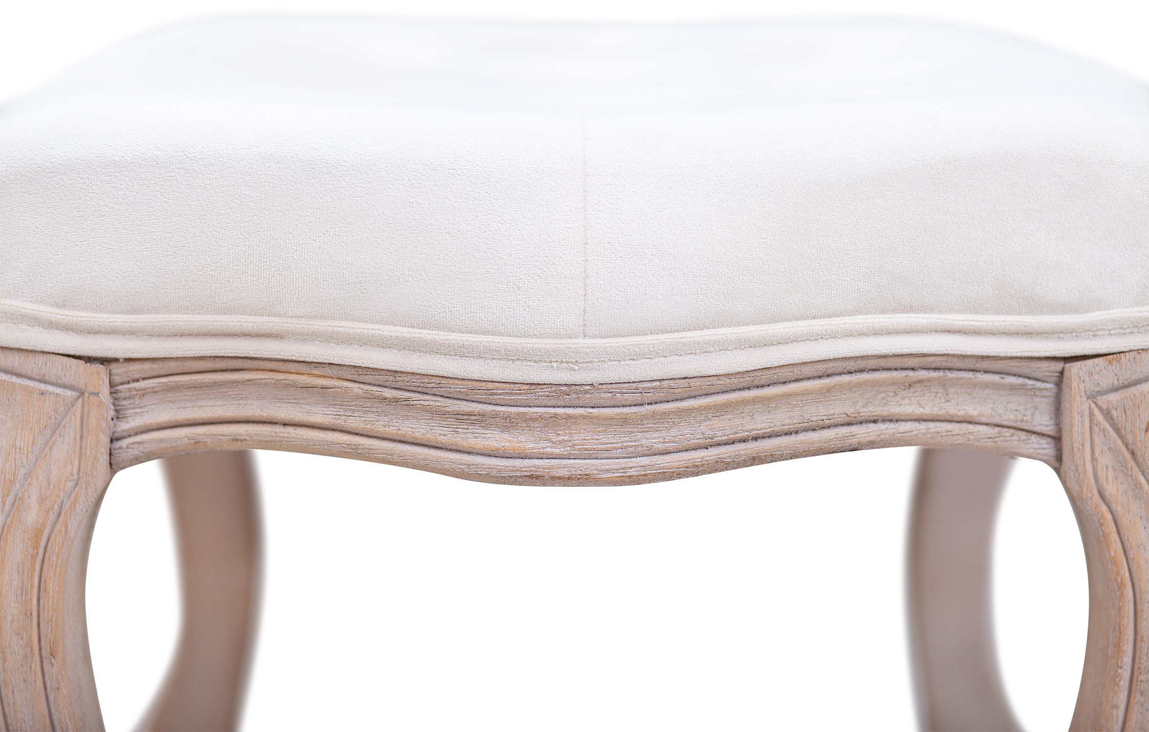 Дизайнерская банкетка Kina Velvet Beige в интерьере