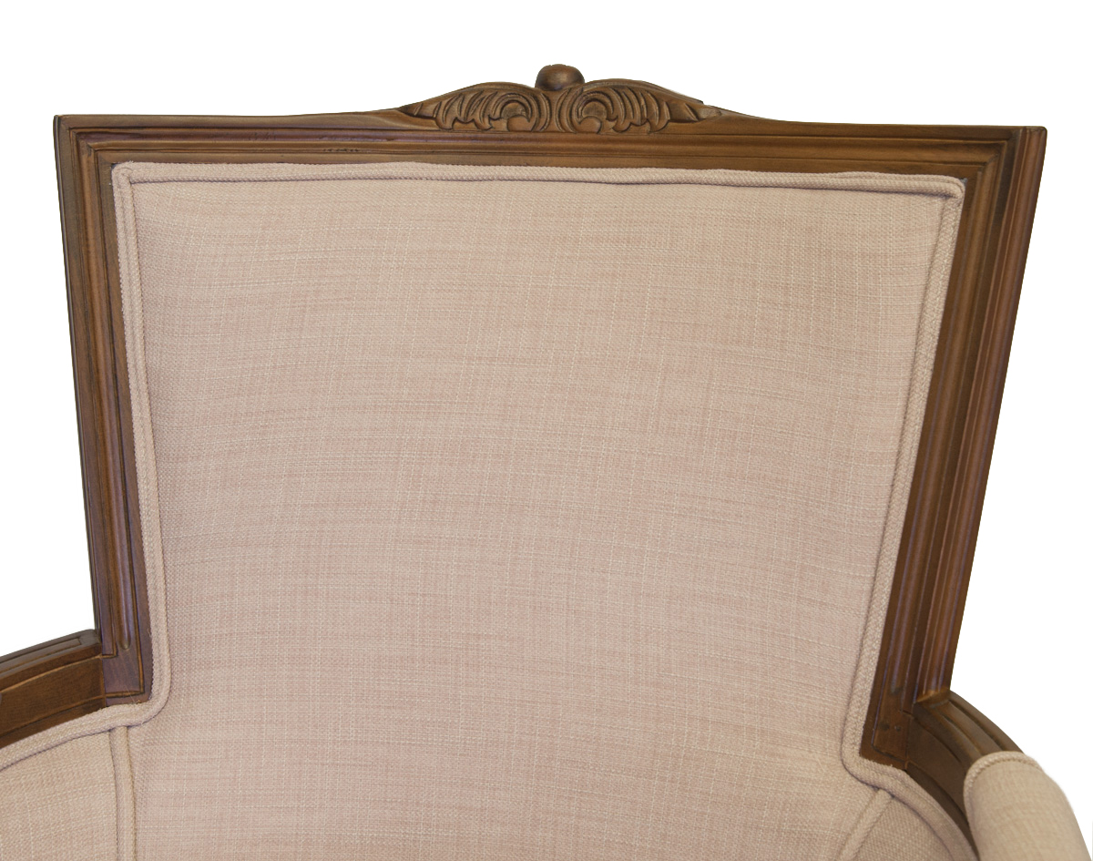 фото Мягкое полукресло с подлокотниками Tous Beige