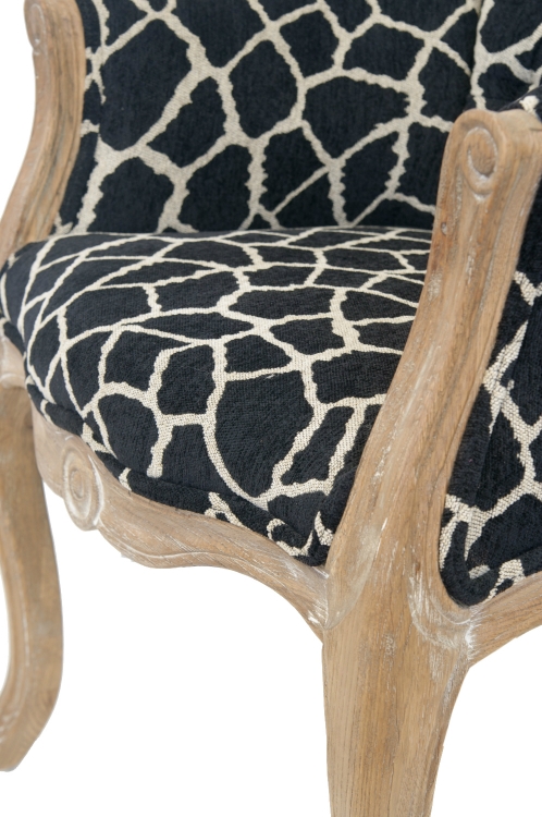 фото Низкое кресло ретро каминное Kandy