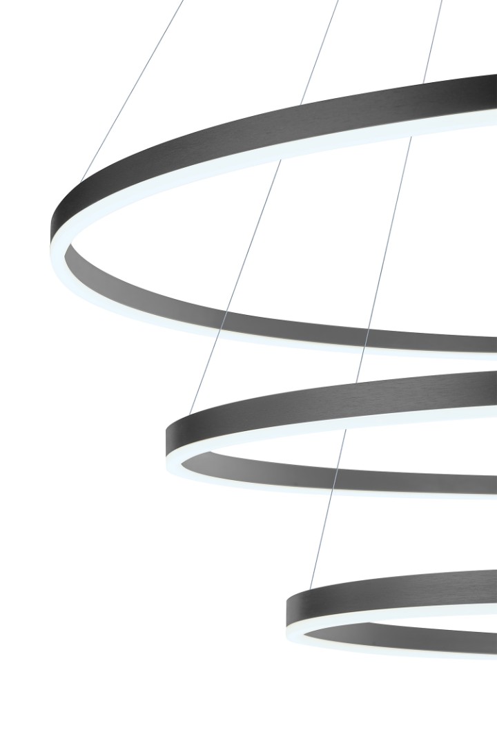 стильные Люстра Orblaze 3 rings 1000 black