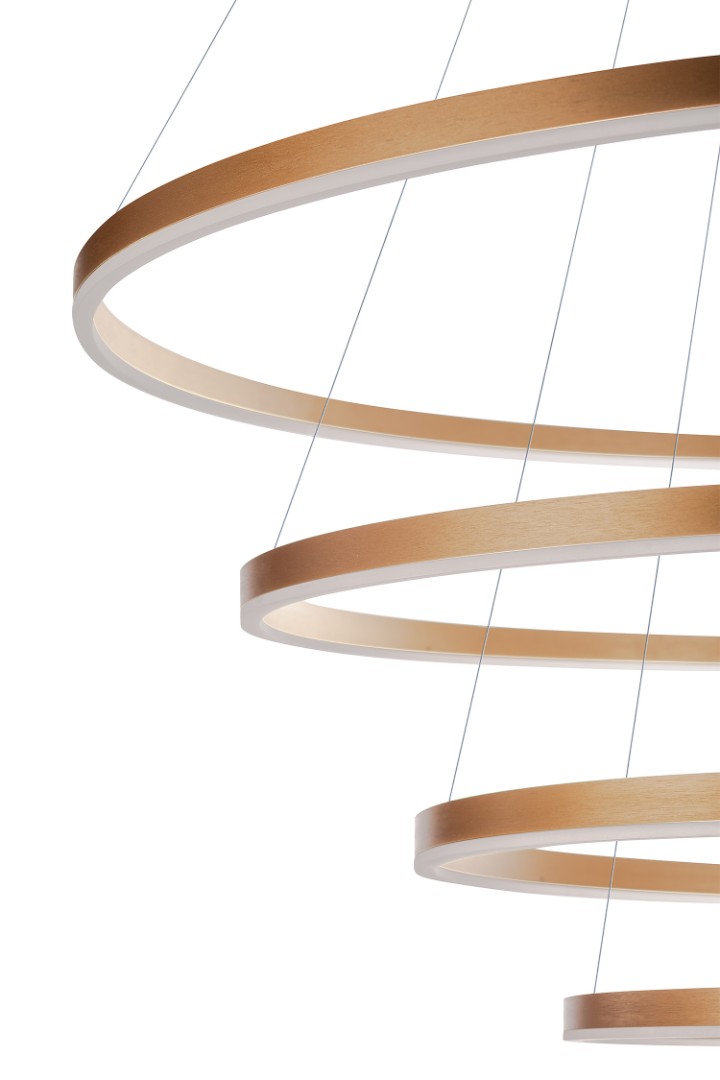 фото Люстра Orblaze 4 rings 1000 gold в интерьере