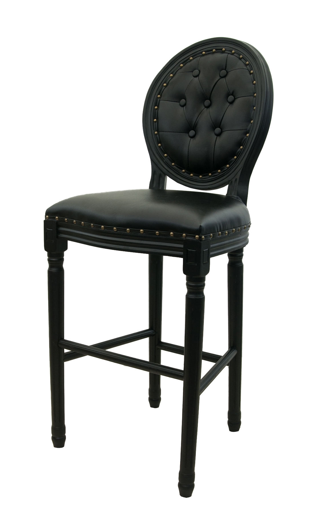 Дизайнерский барный стул Filon Button Black в интернет-магазине