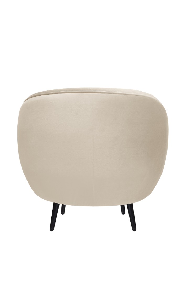 Мягкое кресло Small Benee Beige на черных ножках в интернет-магазине в Москве Мягкое кресло Small Benee Beige на черных ножках в интернет-магазине