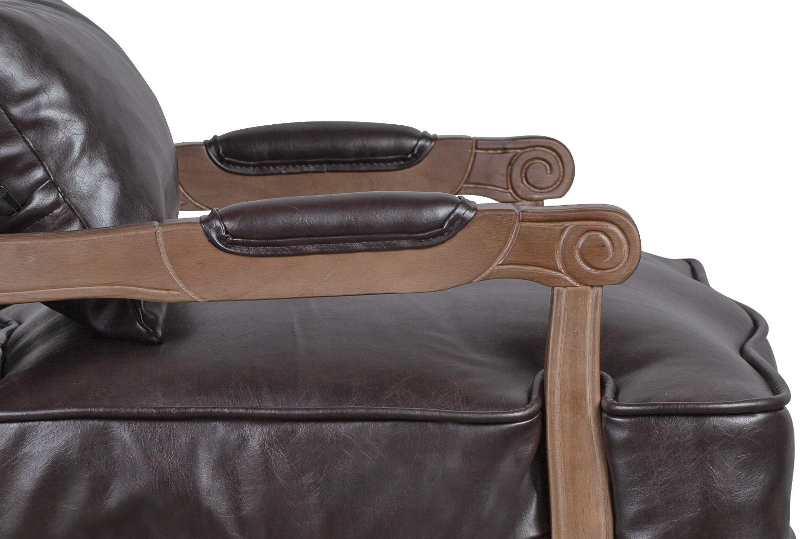 Мягкое полукресло с подлокотниками Nitro Brown в интерьере в Москве Мягкое полукресло с подлокотниками Nitro Brown в интерьере