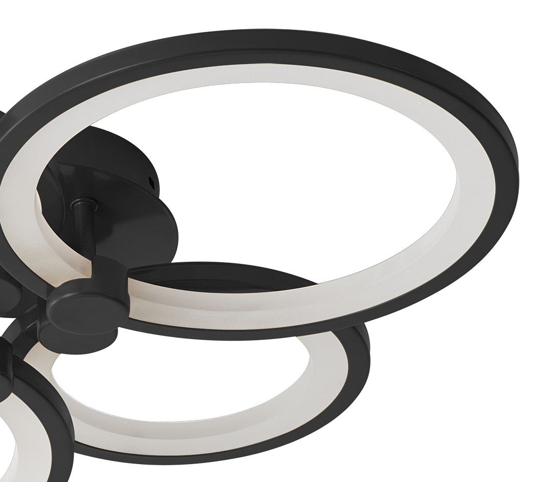 купить Люстра Oris 4 rings black