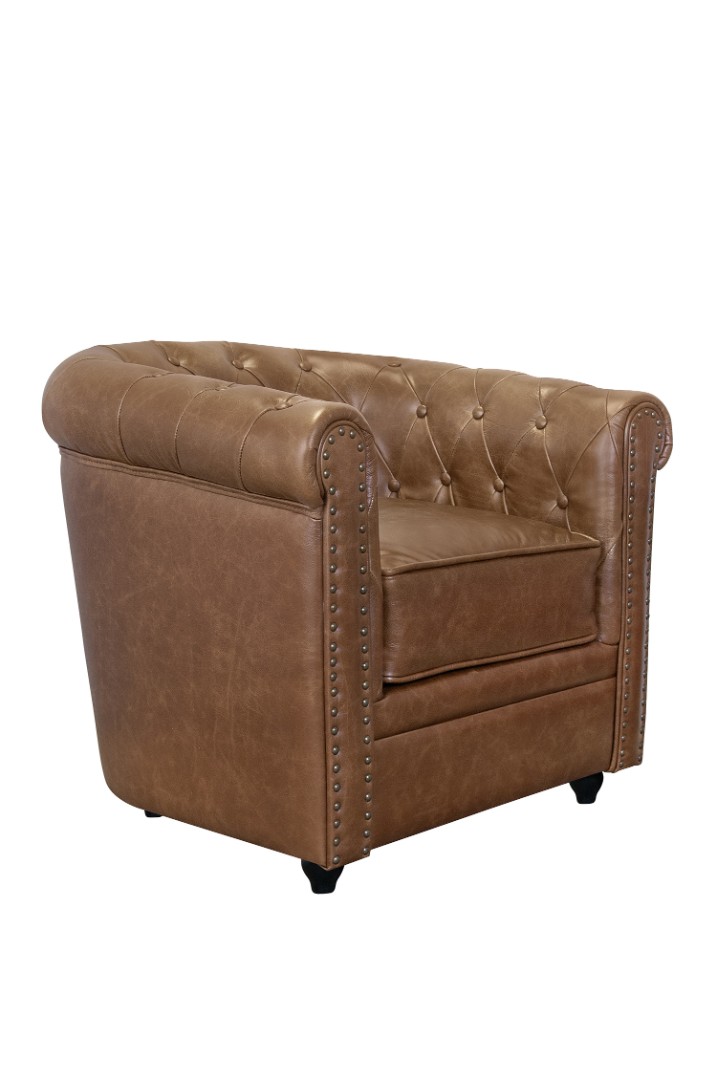 купить Кожаное кресло Karo Brown leather