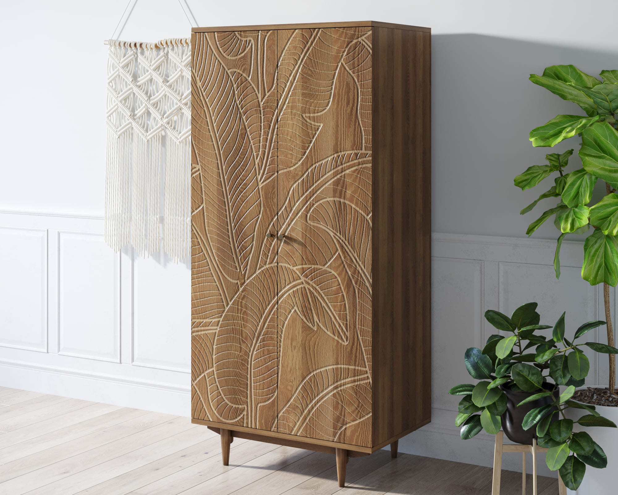 заказать Шкаф "Boho" джангл арт BH11