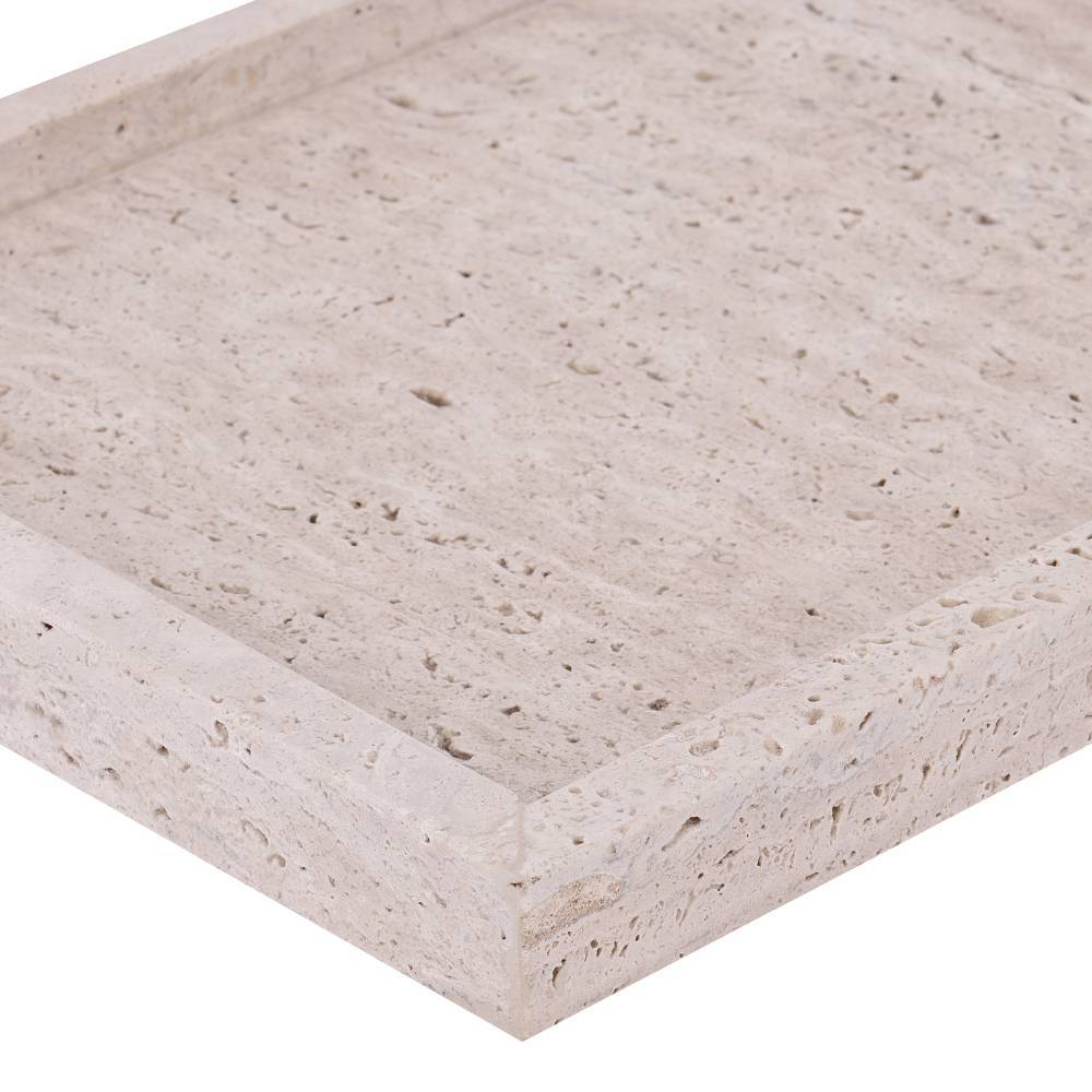 купить 427248 Поднос декоративный MAROMANDIA, L305, B230, H25, мрамор, бежевый