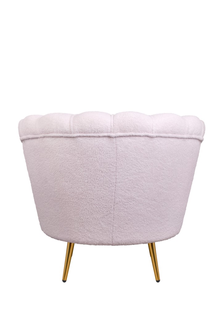 Низкое кресло Pearl Pink Boucle в интернет-магазине