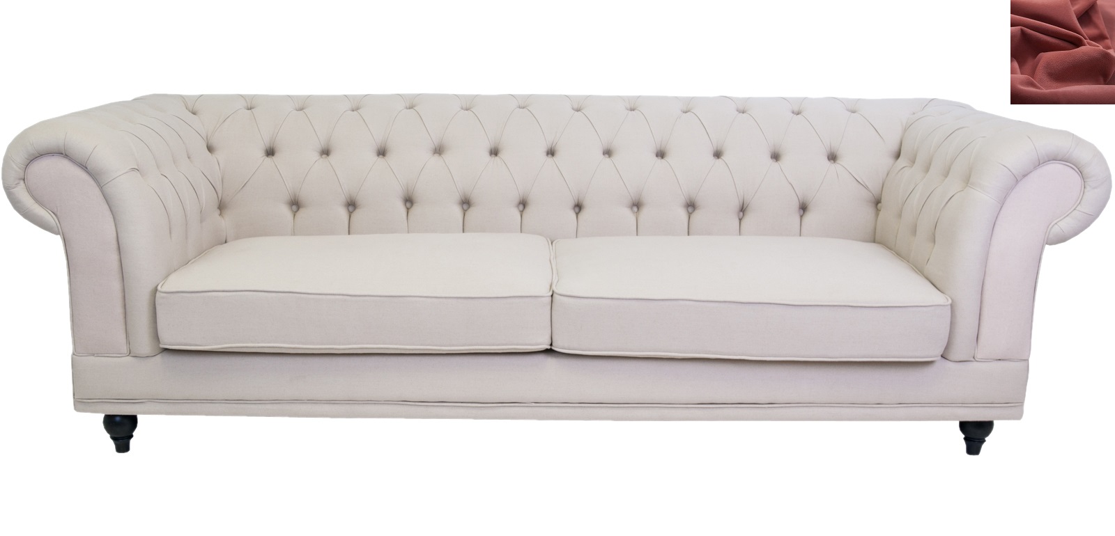 заказать Диван мягкий арт-деко Neylan красный в интернет-магазине в Санкт-Петербурге