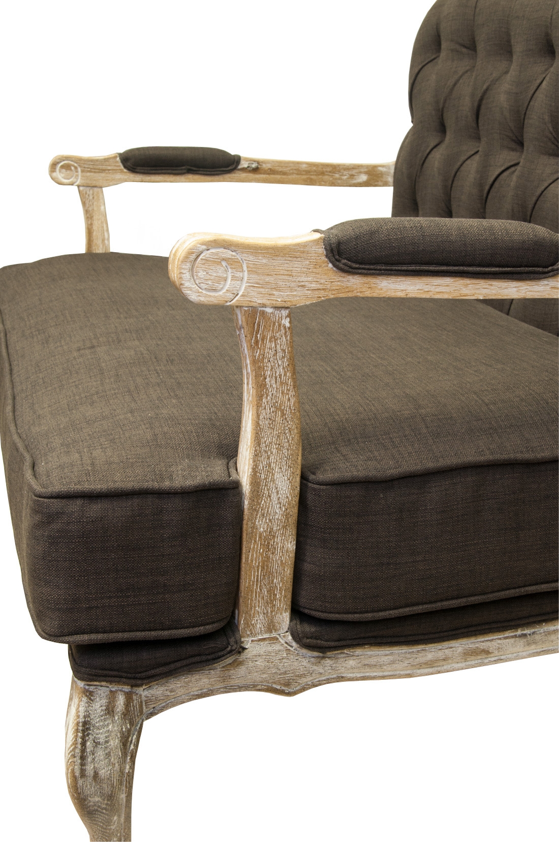 заказать Прямой диван модерн Yareli Brown V2 серый