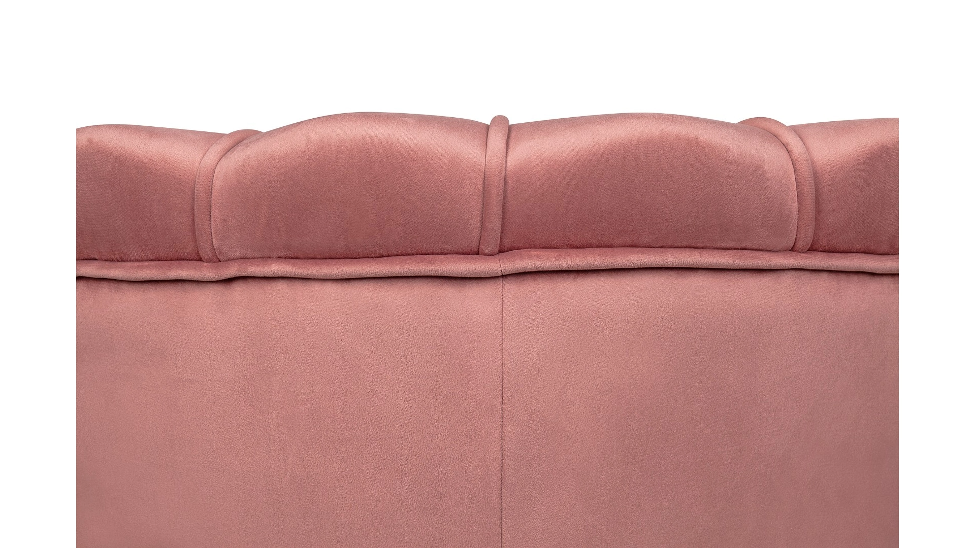 фото Низкое кресло ракушка Pearl Pink V3 на черных ножках