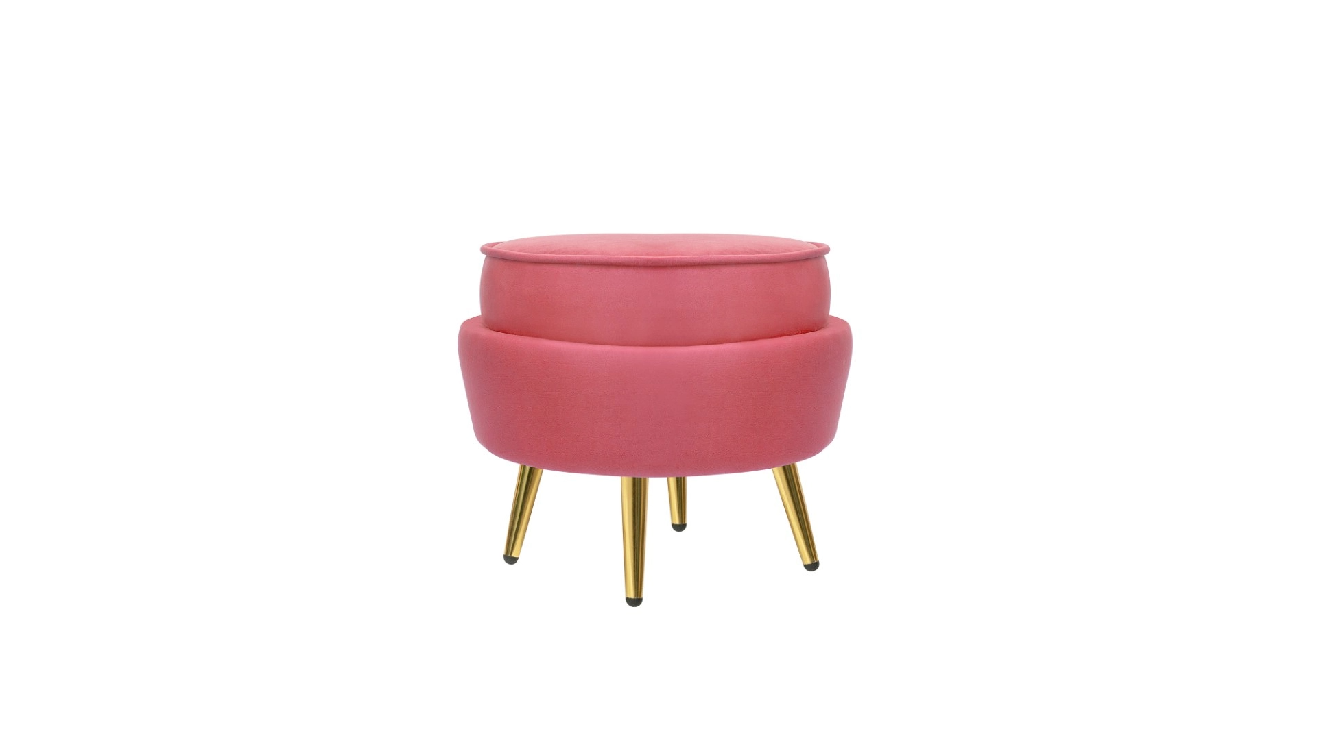 фото Кресло с пуфом ракушка Pearl Karmin в интерьере