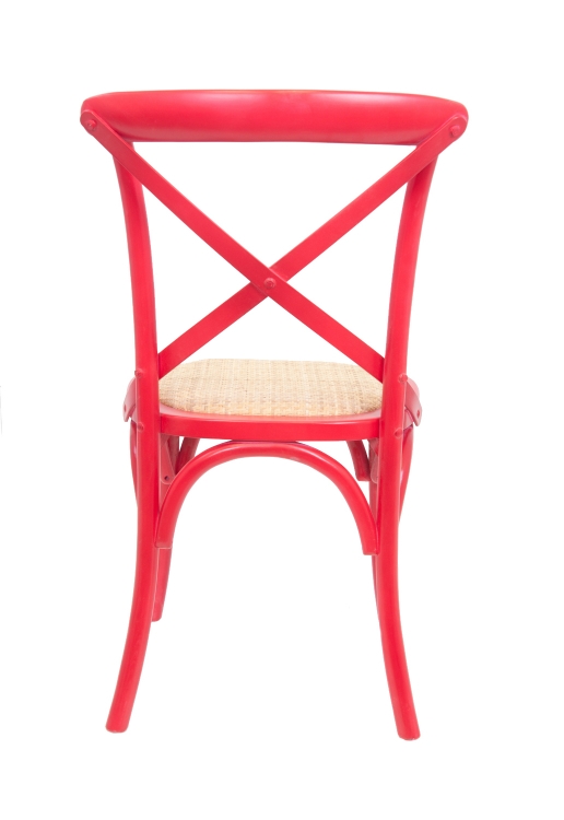 заказать Стул ретро Cross Back Red