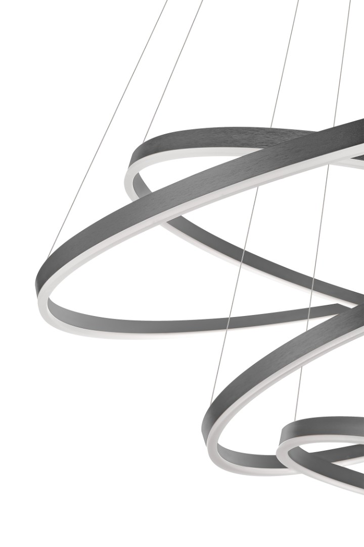 купить Люстра Orblaze 4 rings 1000 black