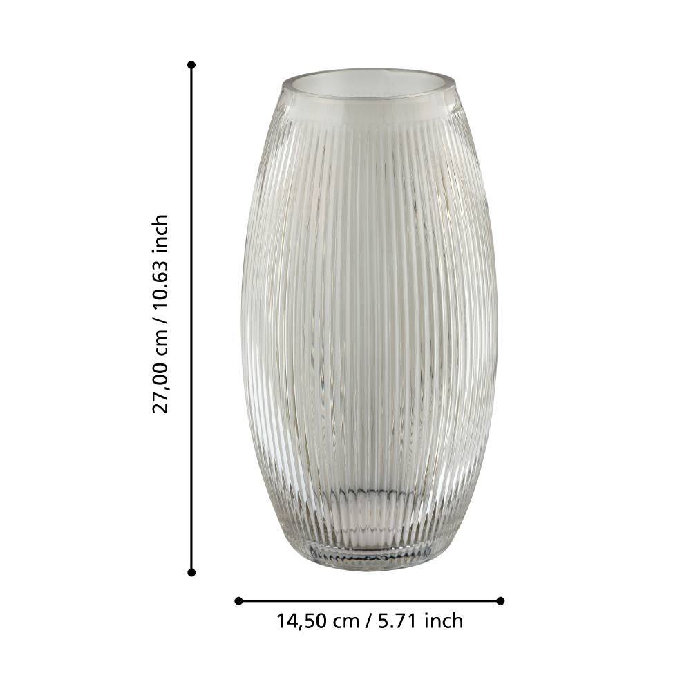 421228 Ваза декоративная AMBALABE, H270, ?145, стекло, прозрачный в интернет-магазине