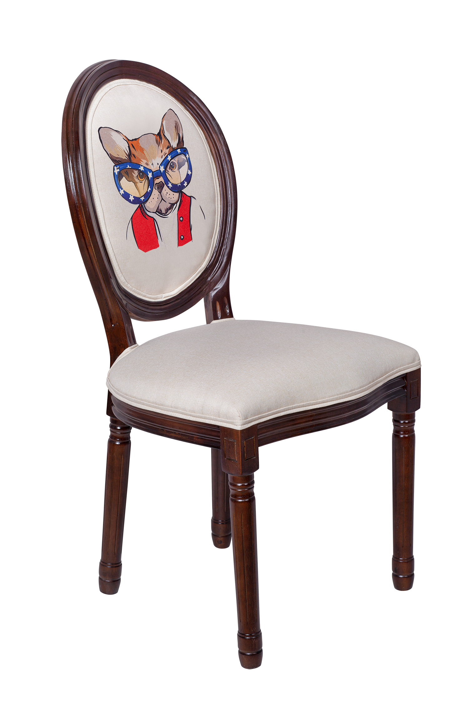 купить Стул Volker Bulldog Print