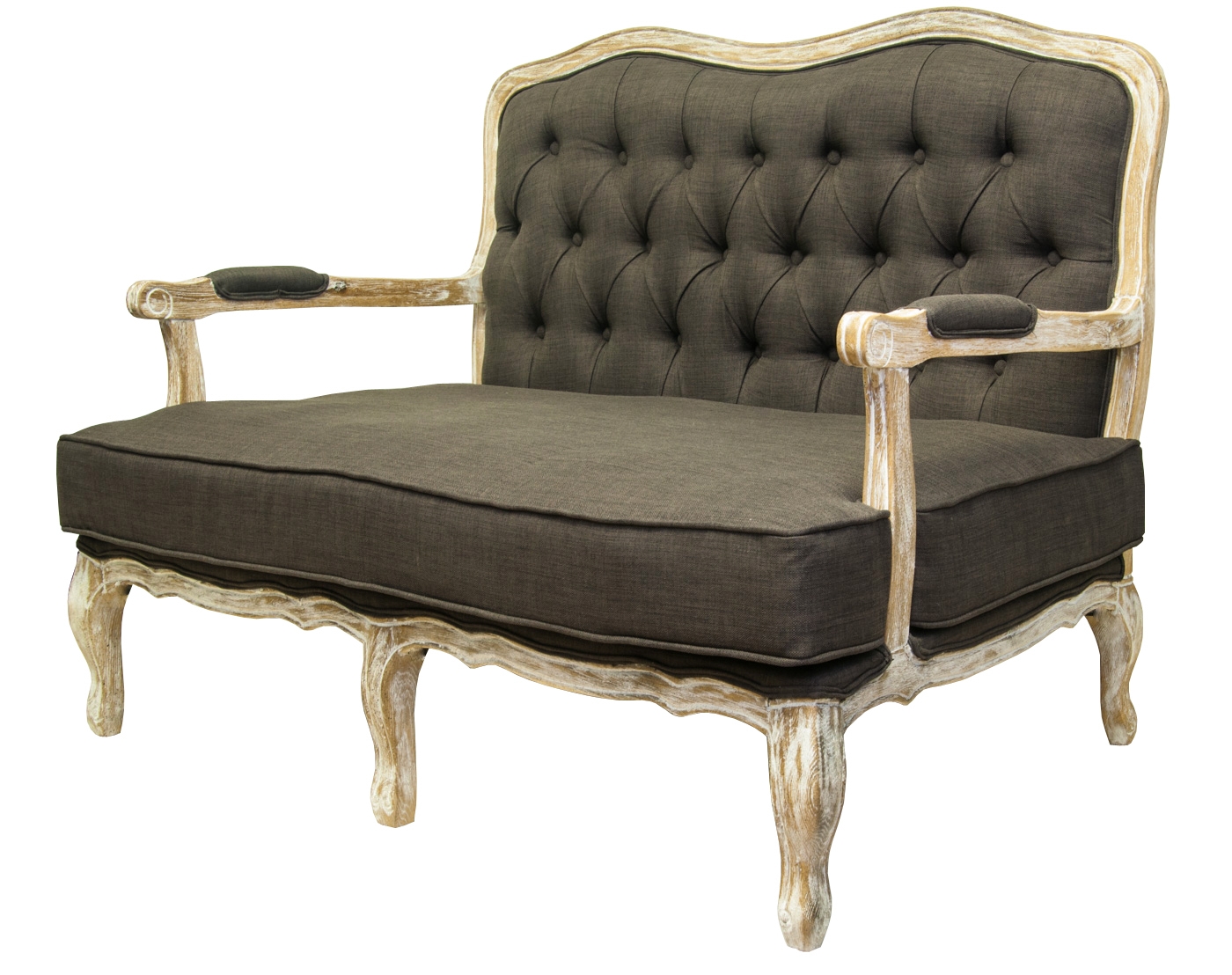 купить Двухместный дизайнерский диван Yareli Brown V2