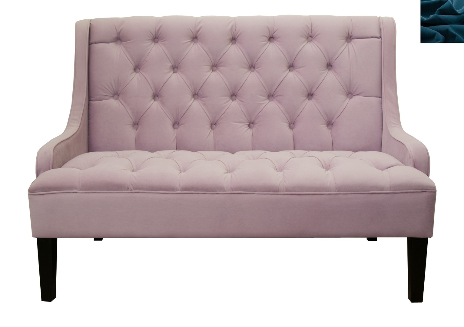 фото Американский диван Sommet Violet синий в интерьере в Санкт-Петербурге