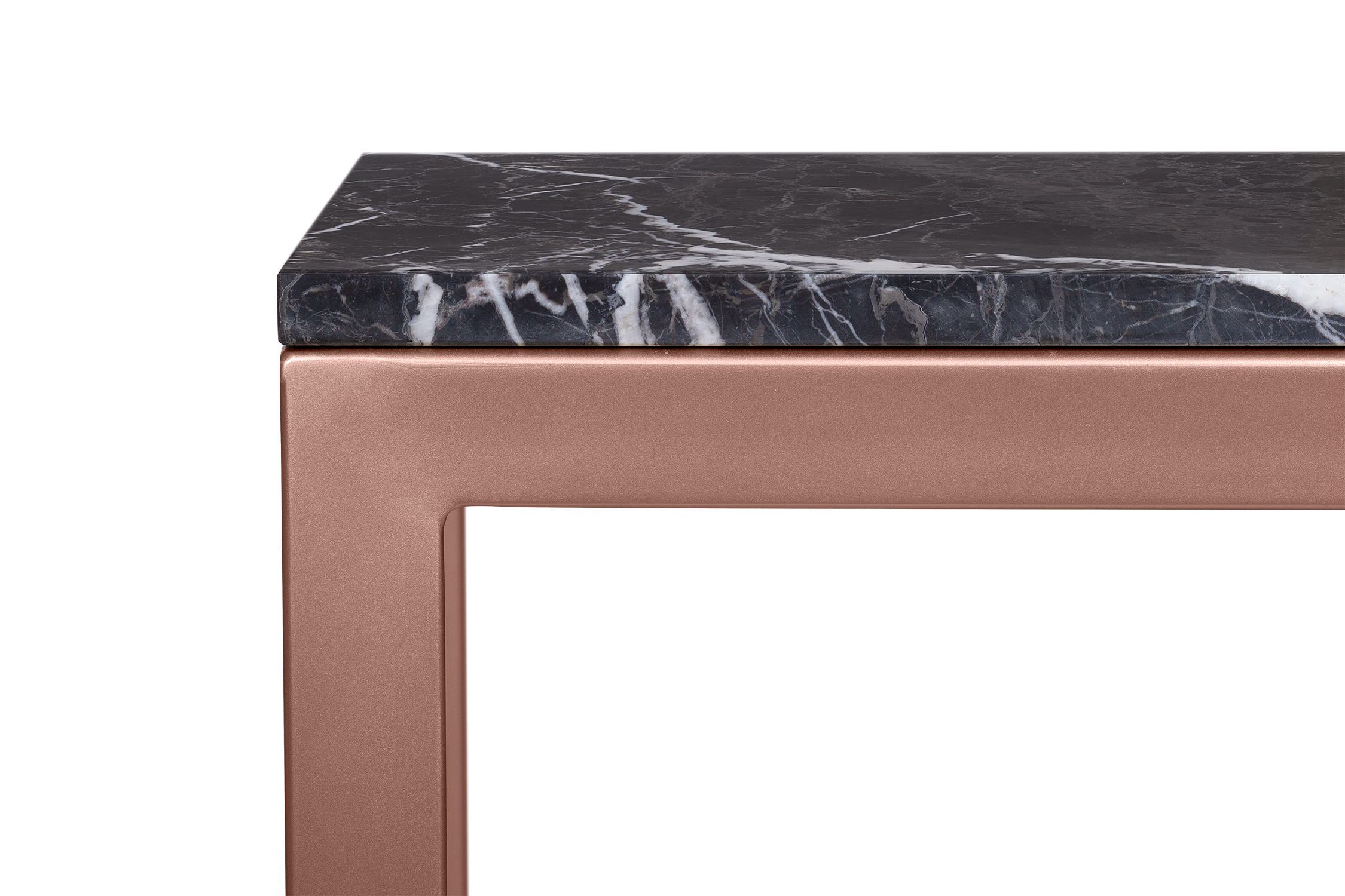 Журнальный столик прямоугольный Aron Marble-Cu в интернет-магазине