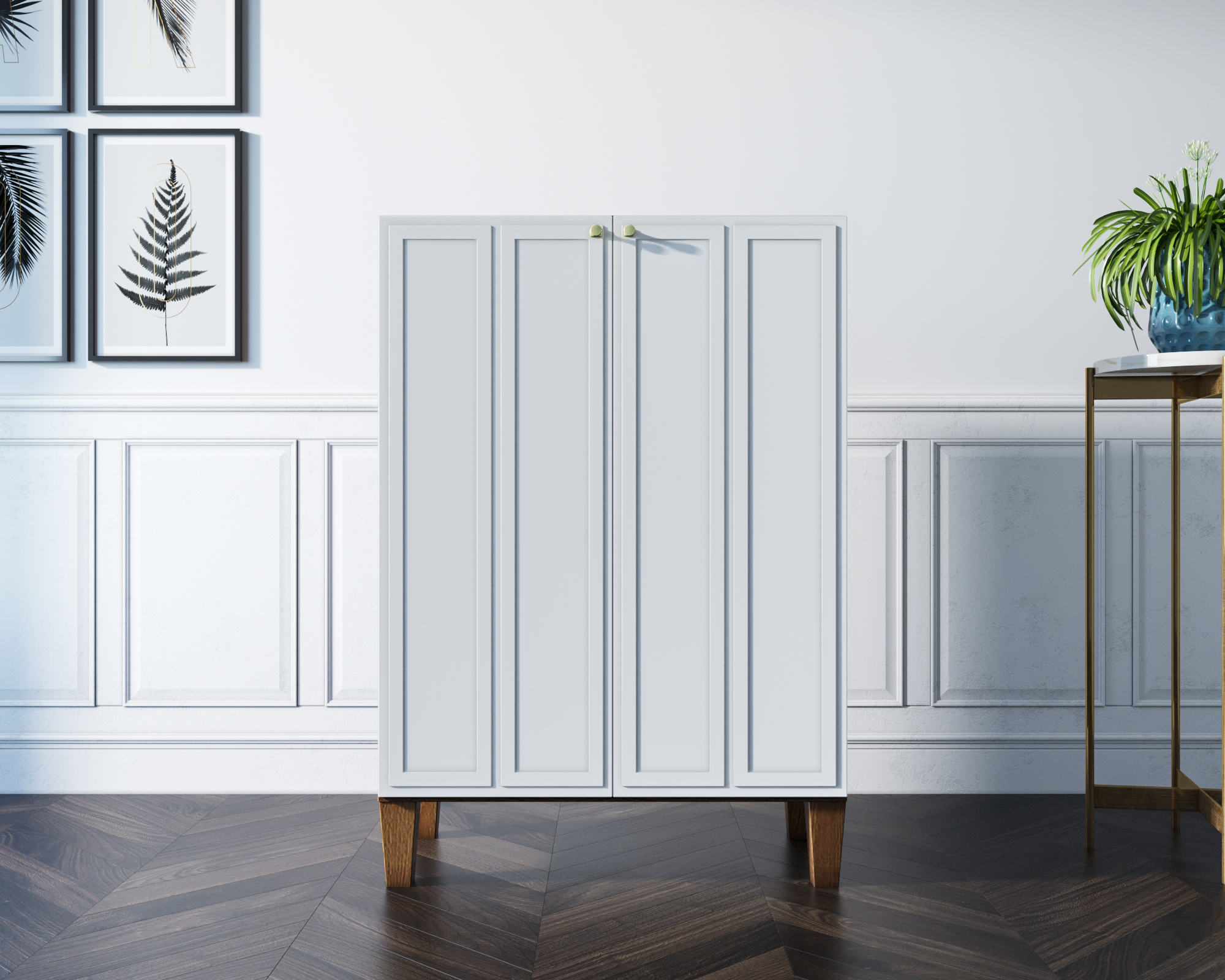 Шкаф-буфет "Andersen" малый арт AN18WH в интернет-магазине в Москве Шкаф-буфет "Andersen" малый арт AN18WH в интернет-магазине