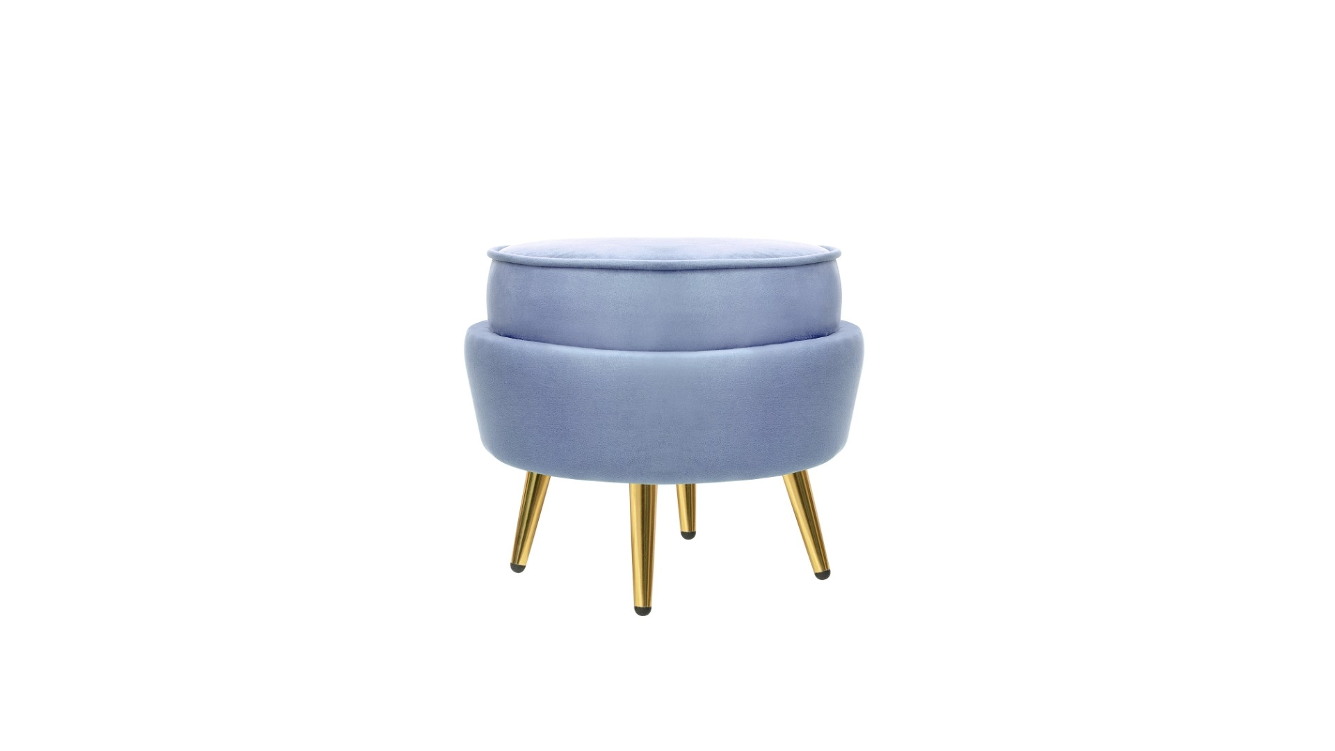 фото Кресло с пуфом ракушка Pearl Sky в интерьере