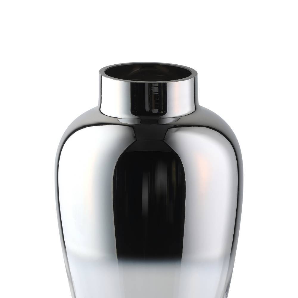 купить 421359 Ваза декоративная KENYASI, H270, ?155, стекло, прозрачный, серебряный, зеркальный в Москве купить 421359 Ваза декоративная KENYASI, H270, ?155, стекло, прозрачный, серебряный, зеркальный